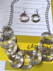 This Is A Combo Of Neckpiece And Earrings