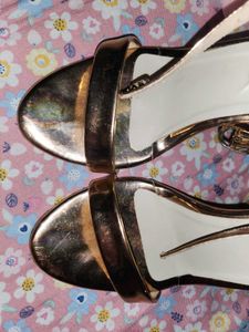 Shiny Gold Heels
