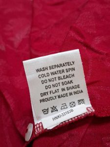 Red Floral Print Tunic Top