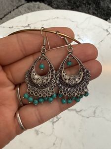 Oxidised Earring