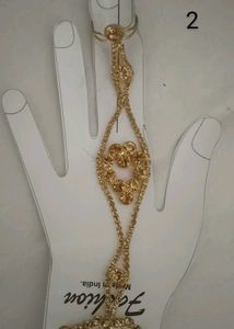 Rhinestone Hand Chain Bracelet