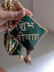 Personalized Bridal Kamarbandh – With Groom&#39;s Name