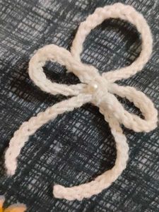 Crochet Bow Hair Clips (Set of 2)