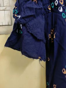 Bandhni Print Asymmetrical Kurti