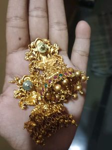 Golden Jhumka Earrings