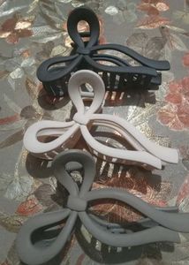Floral Hair Claw Clips