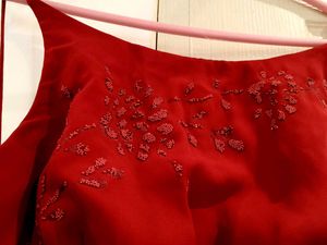 Backless Sensuous Red Maxi Dress