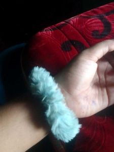 Feather Blue Colour Crutches Or Buns