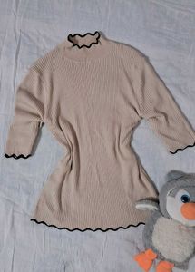 Elegant Ribbed Knit Top