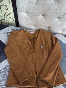 Tan Suede Feel Jacket