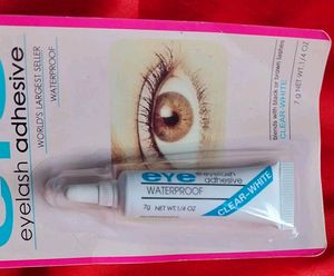 Eyelash Adhesive - Clear White, Waterproof