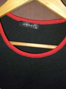 Red Polka Dot Long Sleeve Sweater