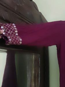 Good Condition Purple Kurta