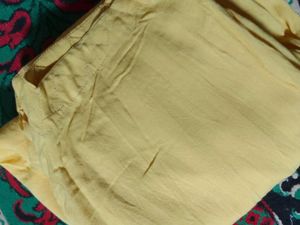 Bright Yellow Rayon Salwar Pants
