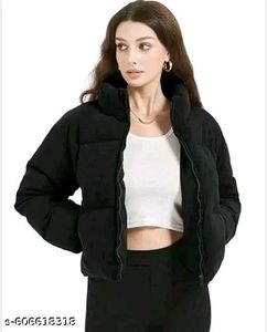 Stylish Black Puffer Jacket
