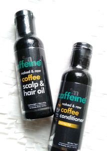 M Caffeine Naked & Raw Hair Oil And Conditioner