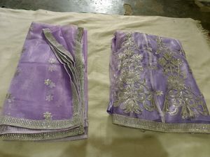 Lehenga Choli And Duptta Semi Stitched