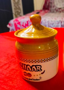 Small Pickle Ceramic Container