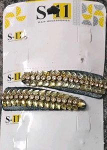 Tic Tac Silk Thread Hair Clips