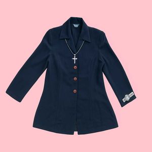 Vintage Navy Blazer Dress