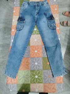 Kids Denim Baggy pants