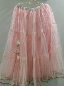 Pink Ethnic Skirt
