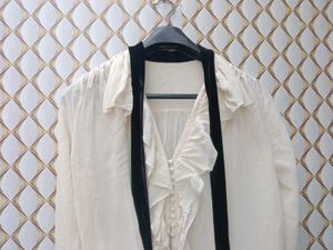 New With Tag Korean Ruffle Pullover