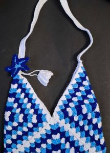 Handmade Crochet beach bag🌊⛱️