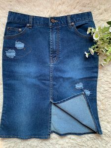 Vintage Denim Skirt