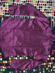 Satin Button-Down