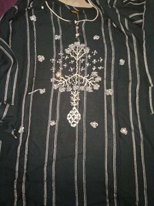 Combo Of 2 Kurties In Black Color