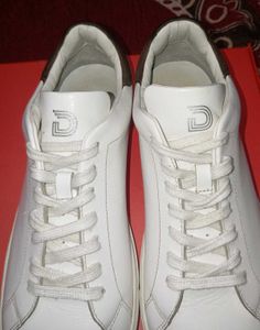 DCYPHR White Leather Sneakers