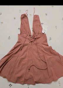 🔻PRICE DROP- NEW ZARA- Elegant Pink Halter Dres