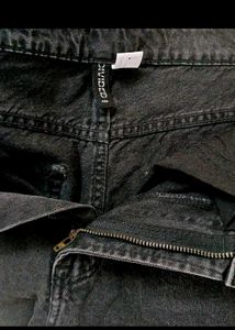 h&amp;m washed baggy jeans