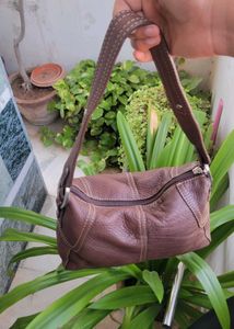 Fossil Geniune Leather Brown Baguette