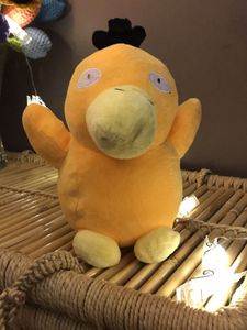 Vintage Psyduck Plushie with Cowboy Hat