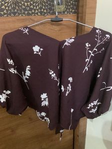 Zara Basic Floral Top