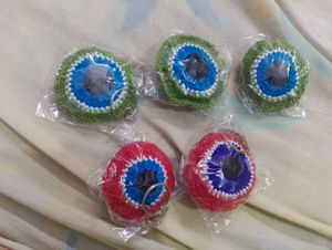 Crochet Evil Eye Keychains