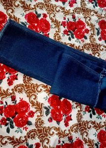 Rabbit Embroidered Denim Jeans