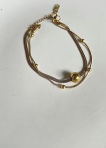 Anti Tarnish Gold Layered Beaded Bracelet✨