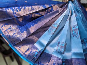 Elegant Blue Saree