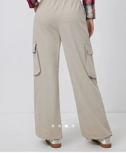 New Unused Beige Cargo Pants