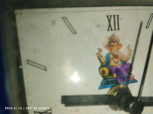 Vintage Clock &amp; Pen Holder