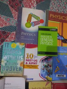 ANY TWO BOOKS JEE, NEET, PHY Or NOVELS @150