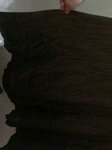 Black And Goldenish Colour Full Gown