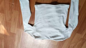 White Long Sleeve Top