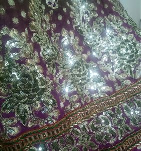 Beautiful Purple Dress Material