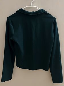 Green Long Sleeve Top