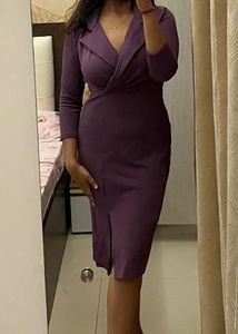 Sassfras Purple Dress