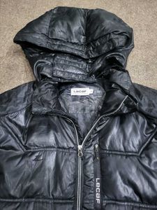 LECAF Black Puffer Jacket